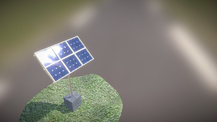 Solarpanel 3D Model