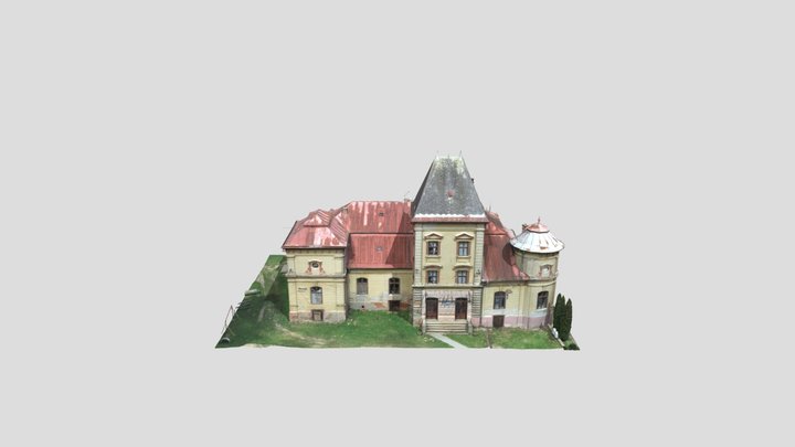 Uzovce kastiel 3D Model