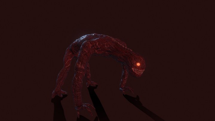 Scary Monster 3D Model