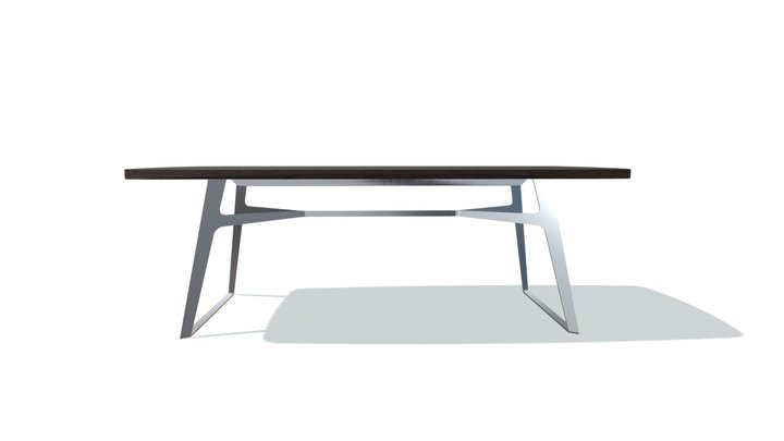 Clipper Dining Table By Poliform 3D Model