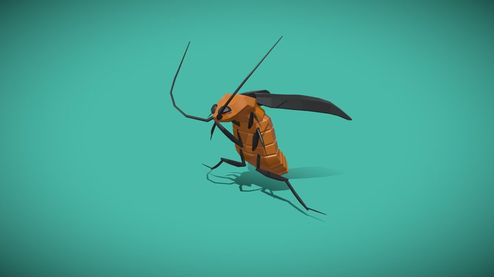 Cockroach from Arachinator 3D Model