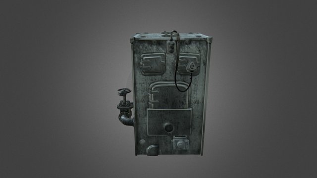 Heater Boiler 3D Model