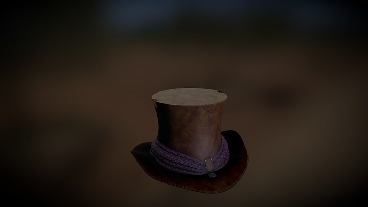 Steampunk Hat-V1 3D Model