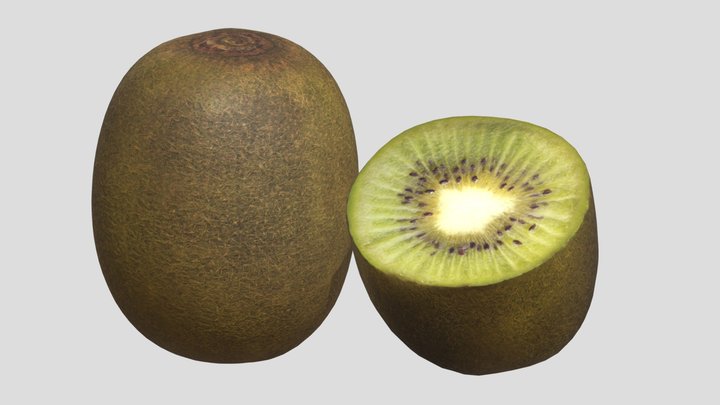 3D model rotten mango VR / AR / low-poly