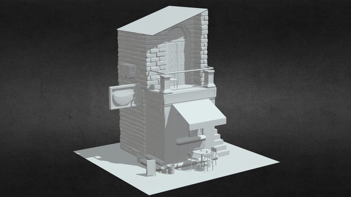 DAE Sculpting 3D Model