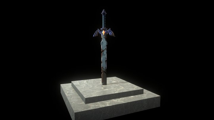 Master Sword - The Legend Of Zelda 3D Model