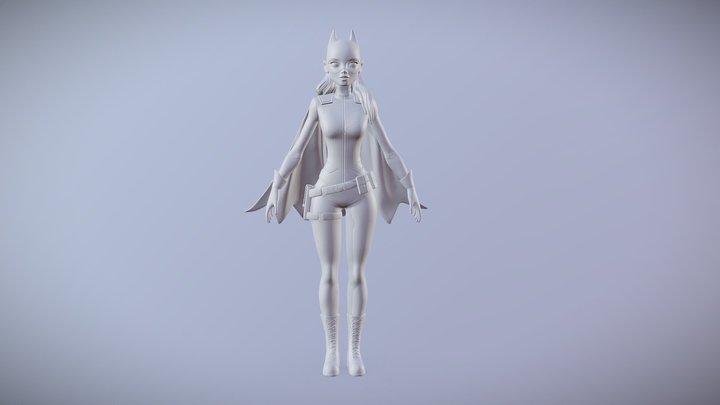 Batgirl 3D Model