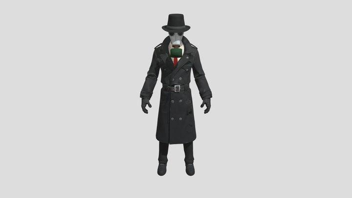 face in gas mask