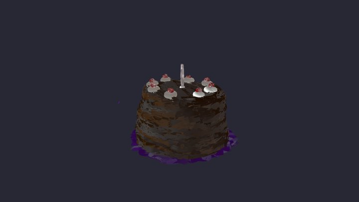 Cake is a Lie - Portal 3D Model