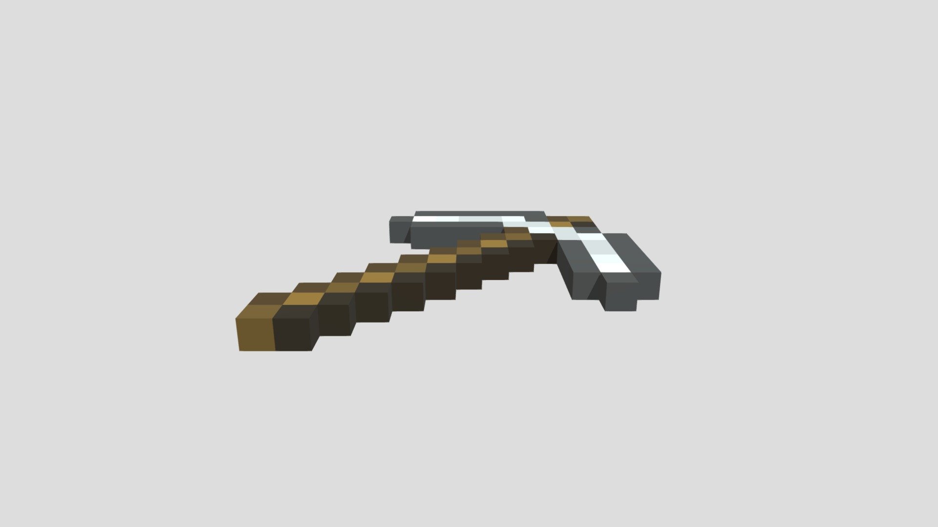 Voxel Pickaxe 3d Model By Lusenartem 8da6760 Sketchfab 