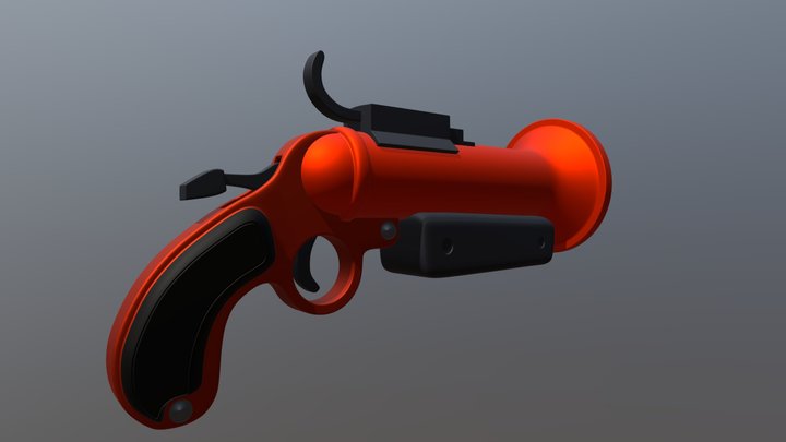 Flare gun (TF2 Game) 3D Model