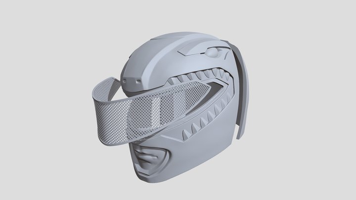 Red ranger wearable helmet (3D print) 3D Model