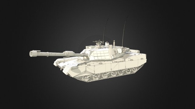 Abrams M1A2 3D Model
