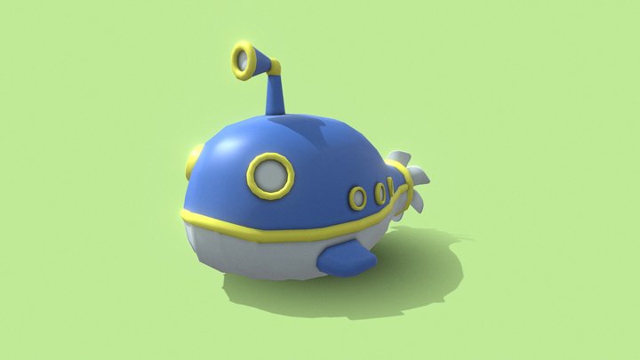 TOY BREAKERS: Whale Submarine 3D Model