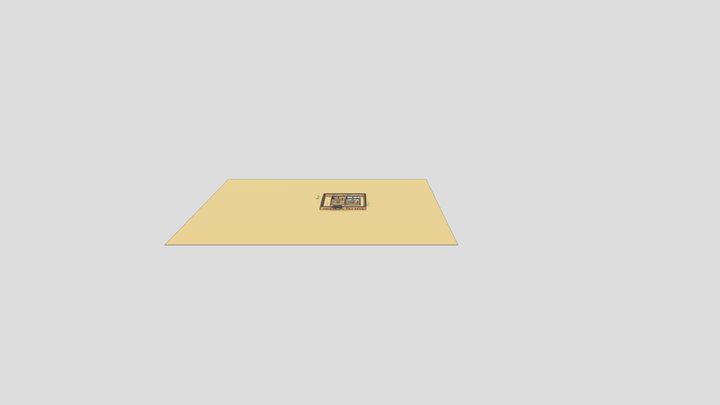 Part of the Benin Palace 1897, built on Sketchup 3D Model
