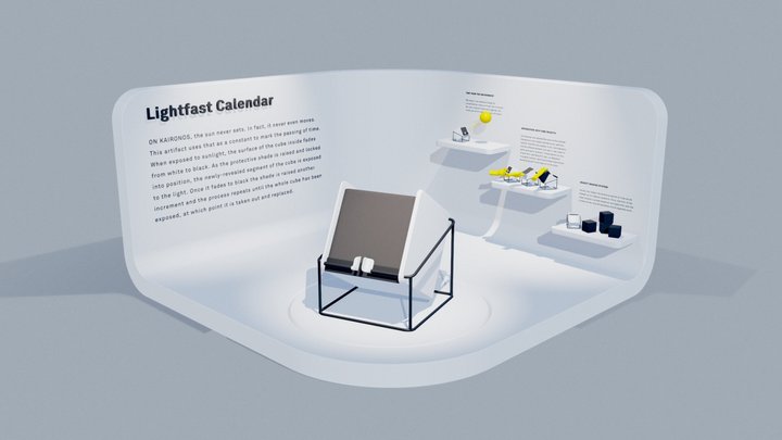 Lightfast Calendar 3D Model