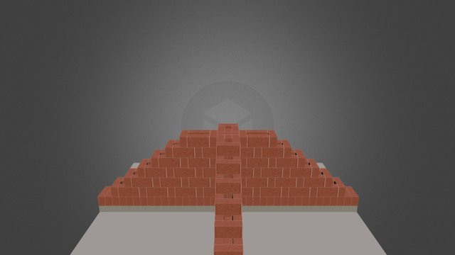 Rat Trap Bond, Cross-Joint 3D Model