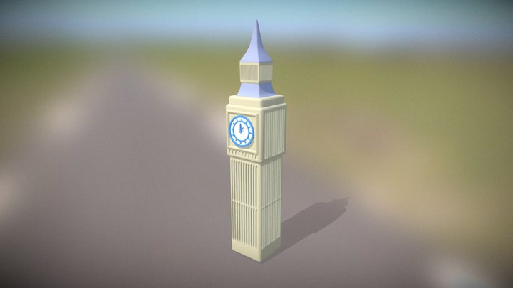 Big Ben (stylized) 3D Model
