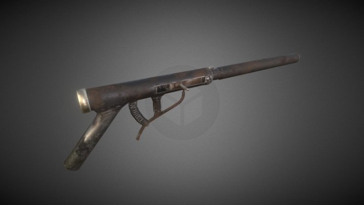 Samopal 01 3D Model