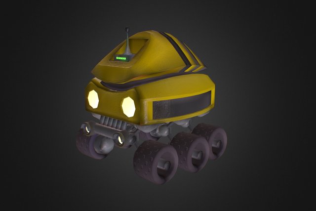 Le robot / droid QUID du jeu ALGOQUID 3D Model