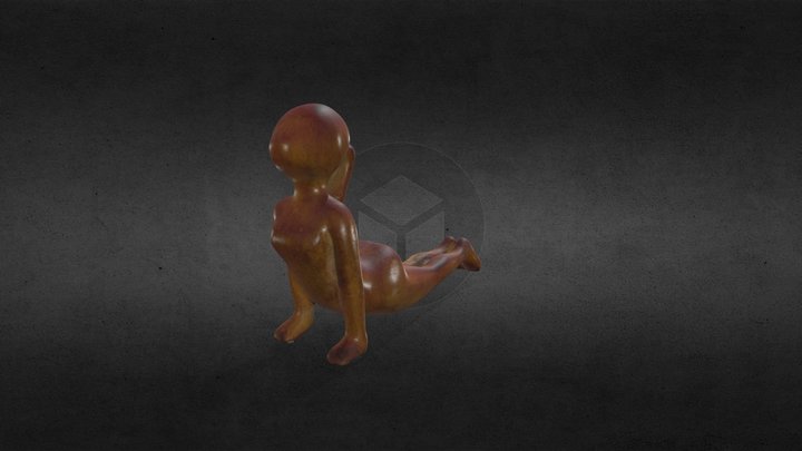 Yoga Figurine 3D Model