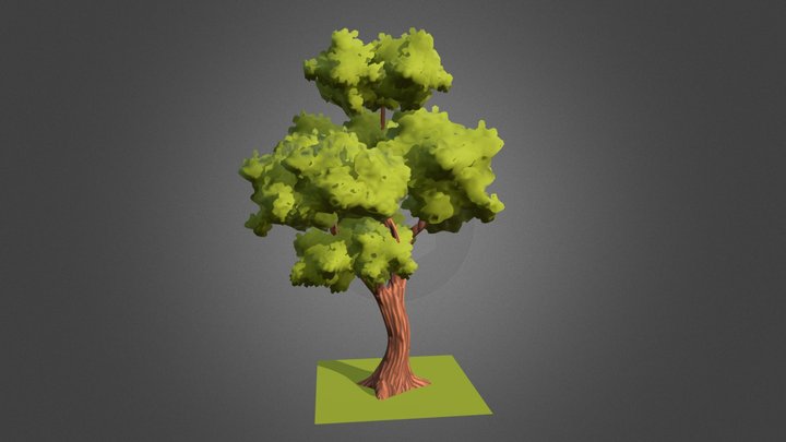 stylized tree 3D Model