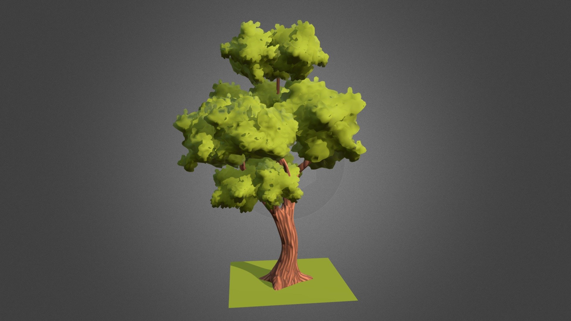 stylized tree - Download Free 3D model by Daniel (@danielpetrov ...