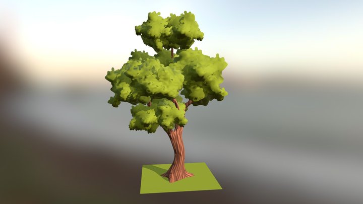 stylized tree 3D Model