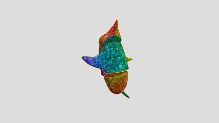 party lemon shark 3D Model