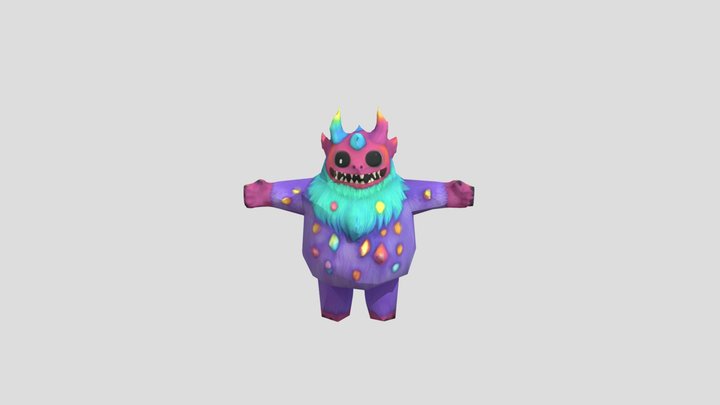 Low Poly Gemhorn