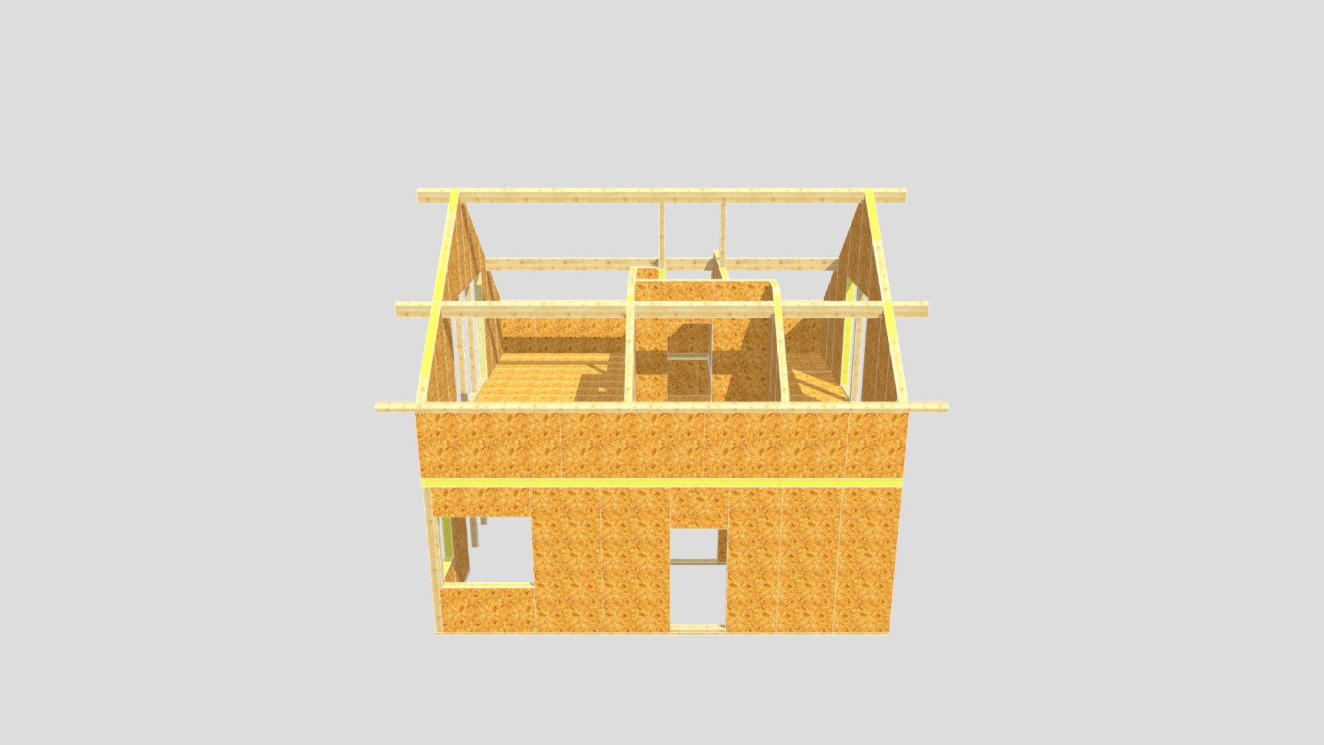 DW - model 3D bez dachu - 2022.10.19 - 3D model by Solcraft [8dac72d ...