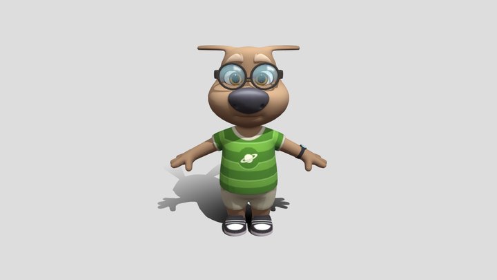 Ben - My Talking Tom Friends 2 3D Model