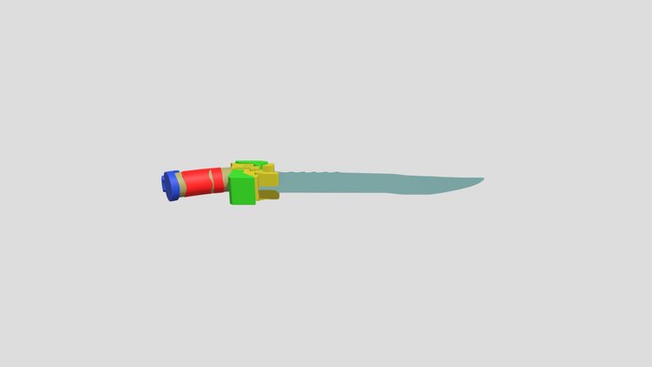 Zombie Sword 3D Model