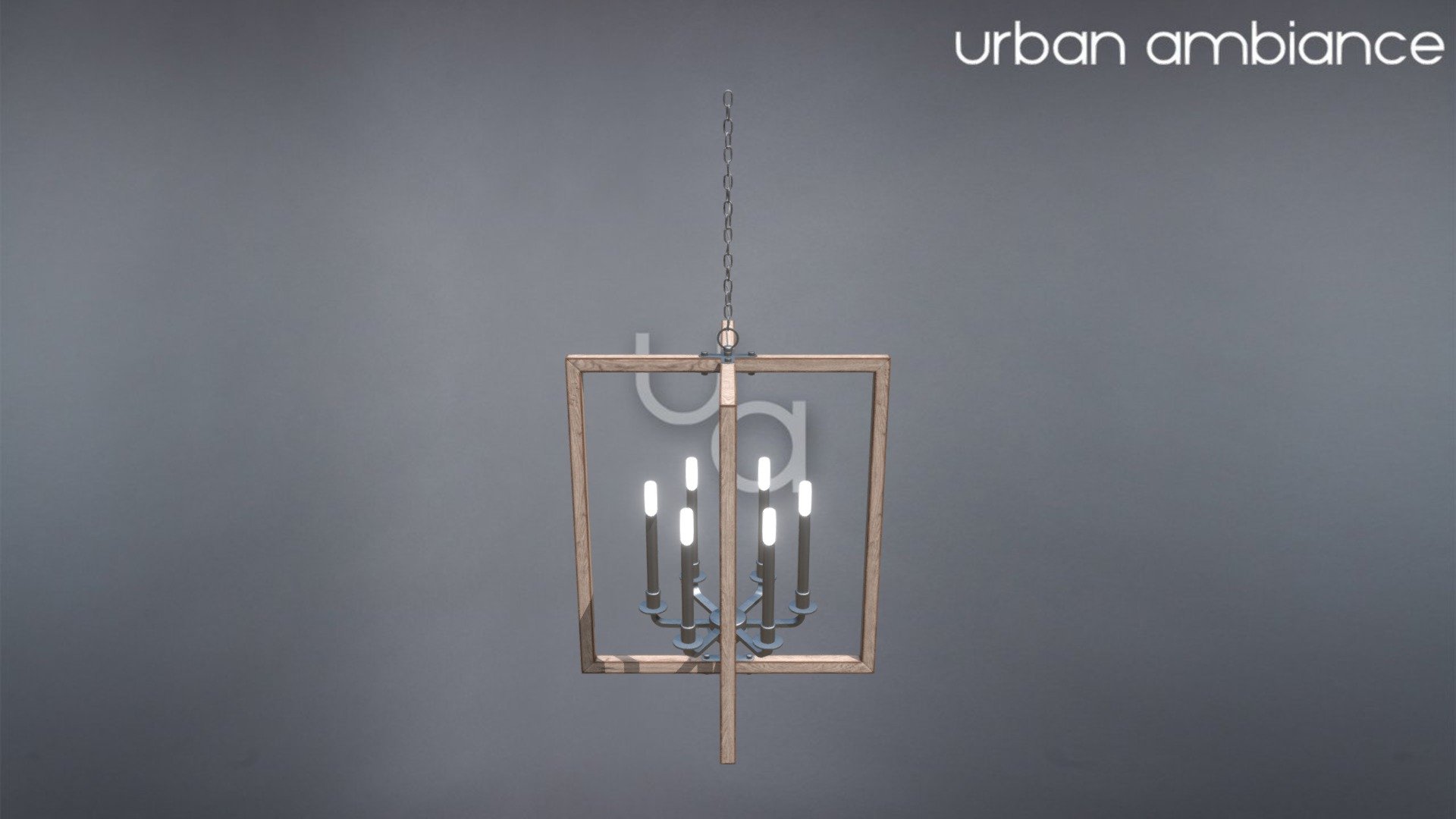 UHP2741 Modern Farmhouse Chandelier, 28-3/4