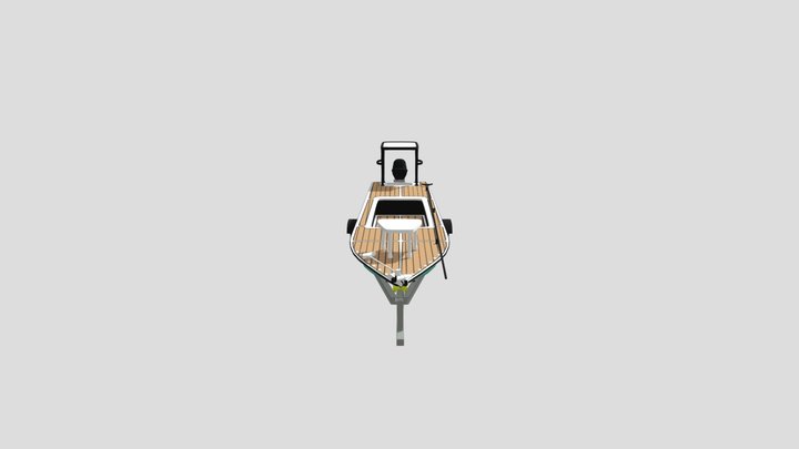 Skiff 3D Model