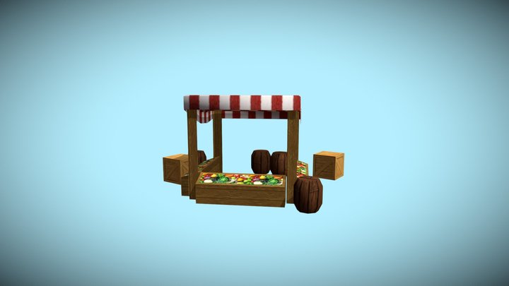 Ingame stall (WIP) 3D Model