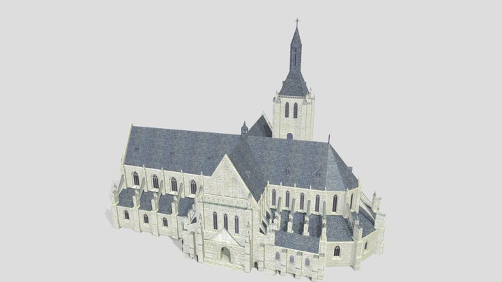 Cathédrale interprétation 3D Model