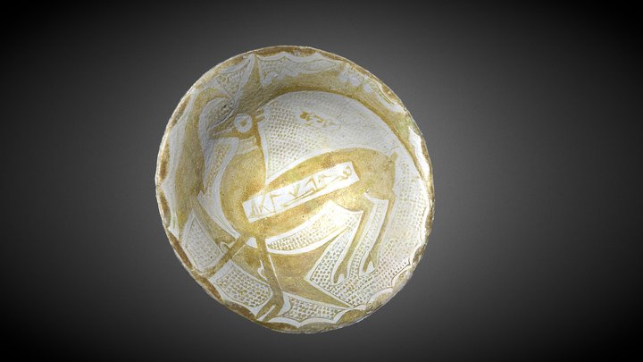 Islam Plate - Top view 3D Model
