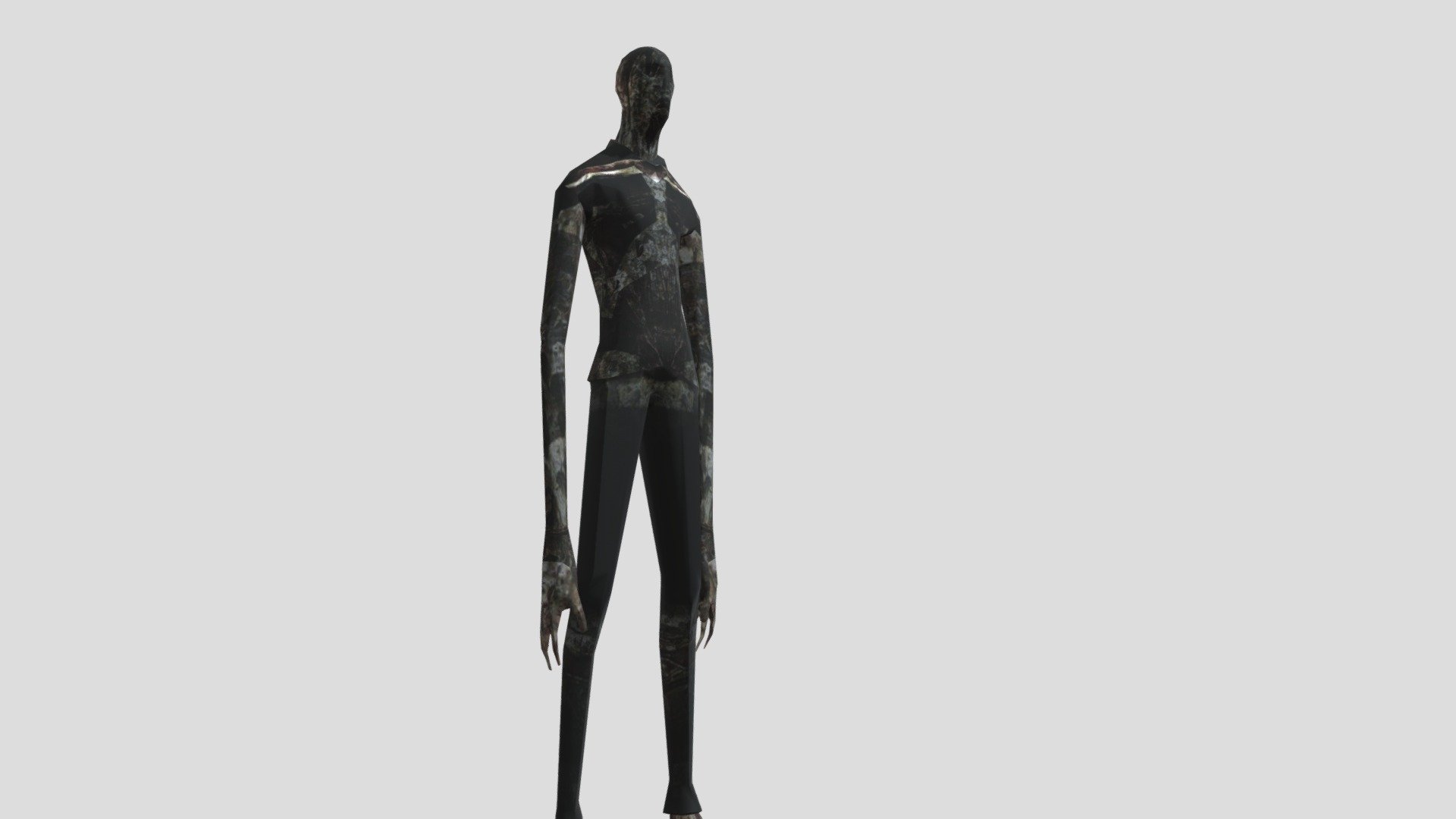 OBJ file Slenderman (SCP 582) 🎨・3D print object to download・Cults