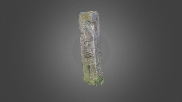 Mussbacher Grenzstein 3D Model