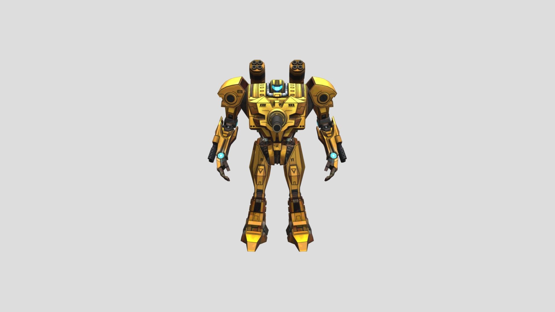 Atlas Psycho Pacific rim Rigged rig bone fbx - Download Free 3D model ...