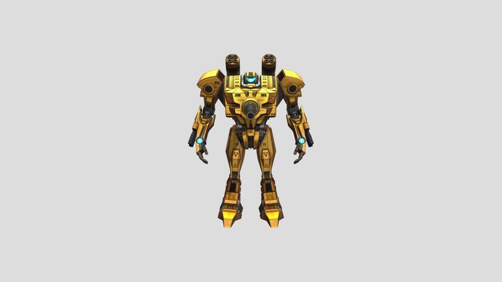 Atlas Psycho Pacific rim Rigged rig bone fbx – Kostenloses 3D-Modell STL