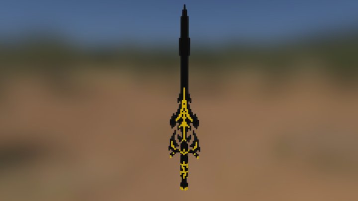 Voxel Sword Series II 3D Model