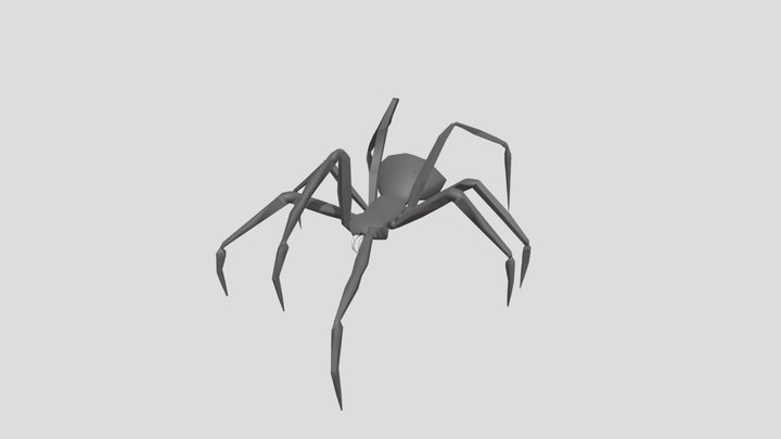 Lowpoly Spider 3D Model