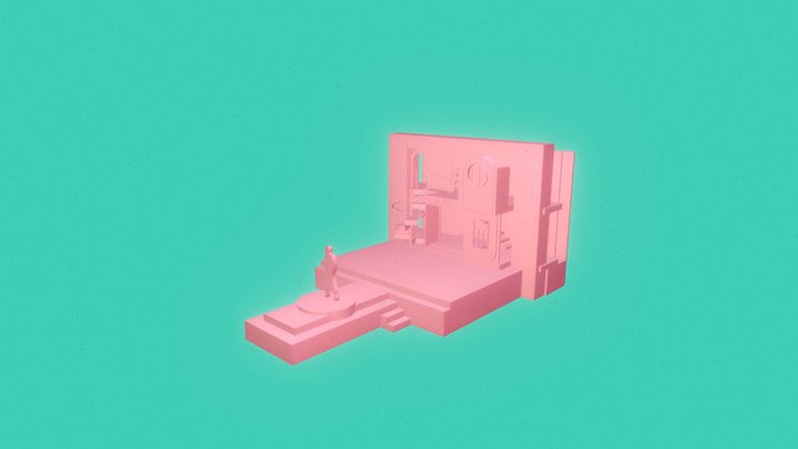 __[3D_STL-2]_NANCY_SHOW_Draft_Tea_House_Theatre 3D Model