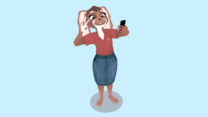 Fluffy 3D Model
