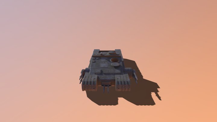 SF Armored Vehicule 3D Model
