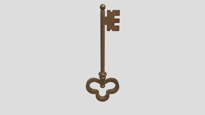 Old Key 3D Model