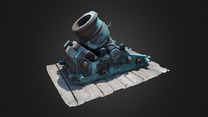 San Marcos Castle's canon 3D Model