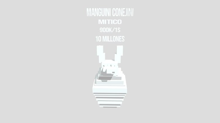 Manguini conejini 3D Model